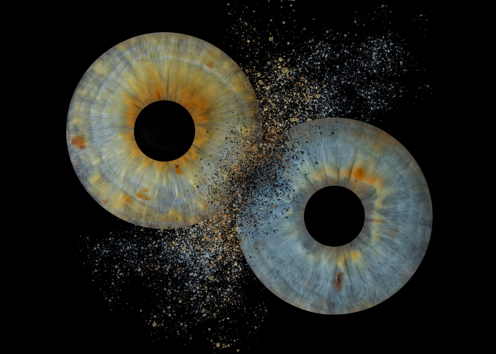 Zwei goldene Augen für Paare